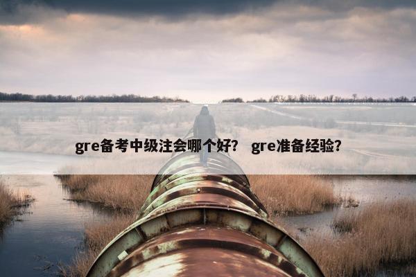gre备考中级注会哪个好? gre准备经验?