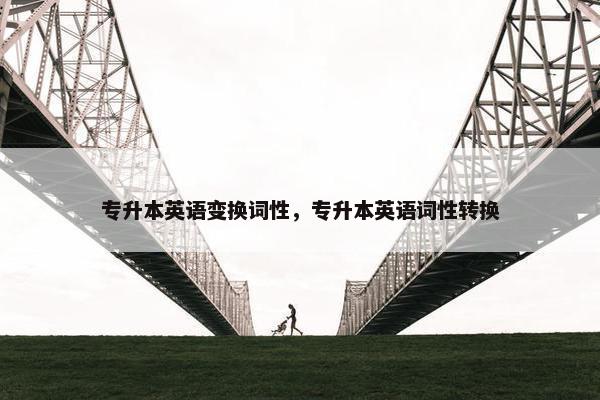 专升本英语变换词性,专升本英语词性转换