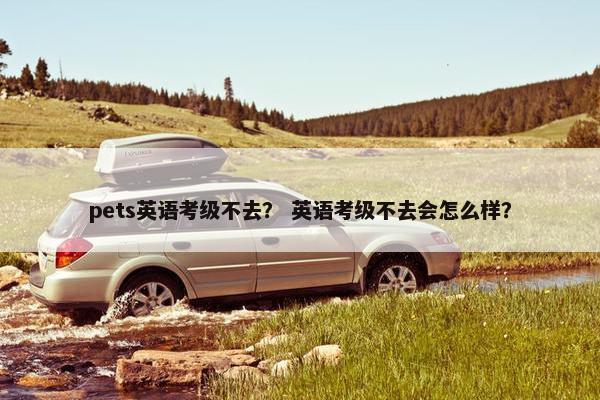 pets英语考级不去? 英语考级不去会怎么样?