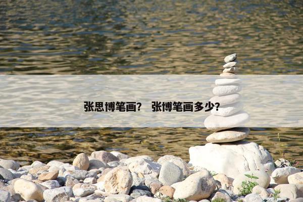 张思博笔画？ 张博笔画多少？