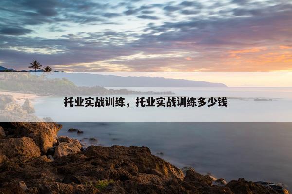 托业实战训练,托业实战训练多少钱