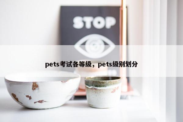 pets考试各等级,pets级别划分