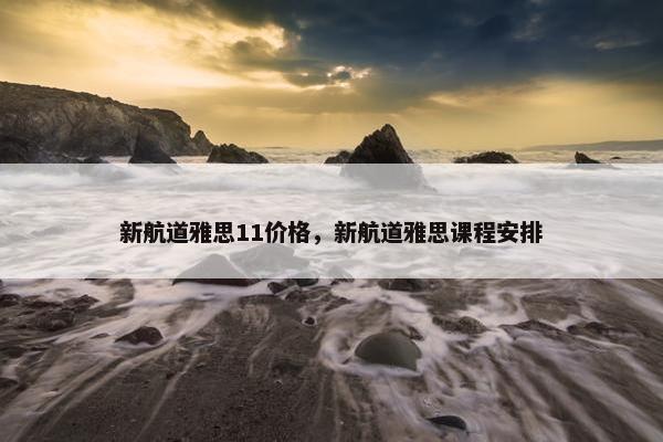新航道雅思11价格，新航道雅思课程安排
