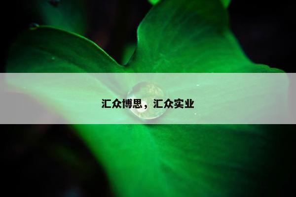 汇众博思，汇众实业