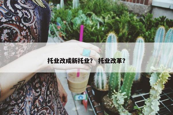 托业改成新托业? 托业改革?