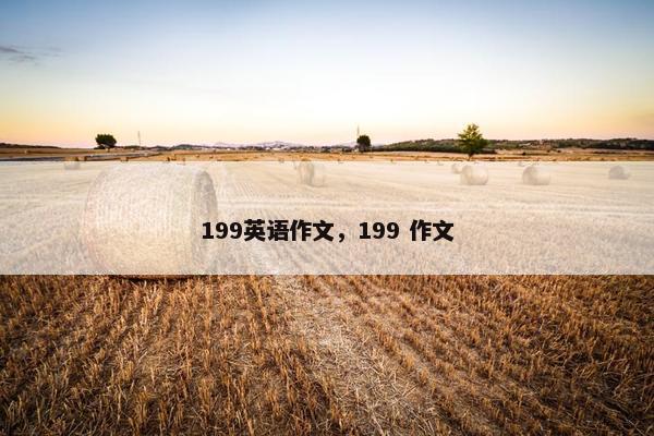 199英语作文,199 作文
