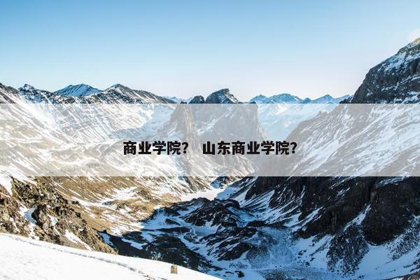 商业学院? 山东商业学院? 商业学院? 山东商业学院?