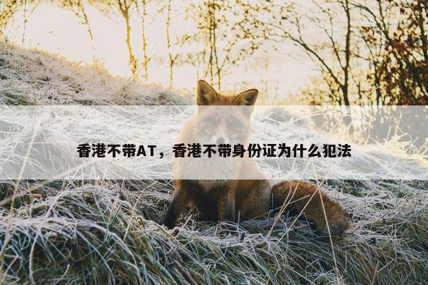 香港不带AT,香港不带身份证为什么犯法