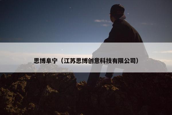 思博阜宁（江苏思博创意科技有限公司）